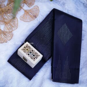 Dark blue saree
